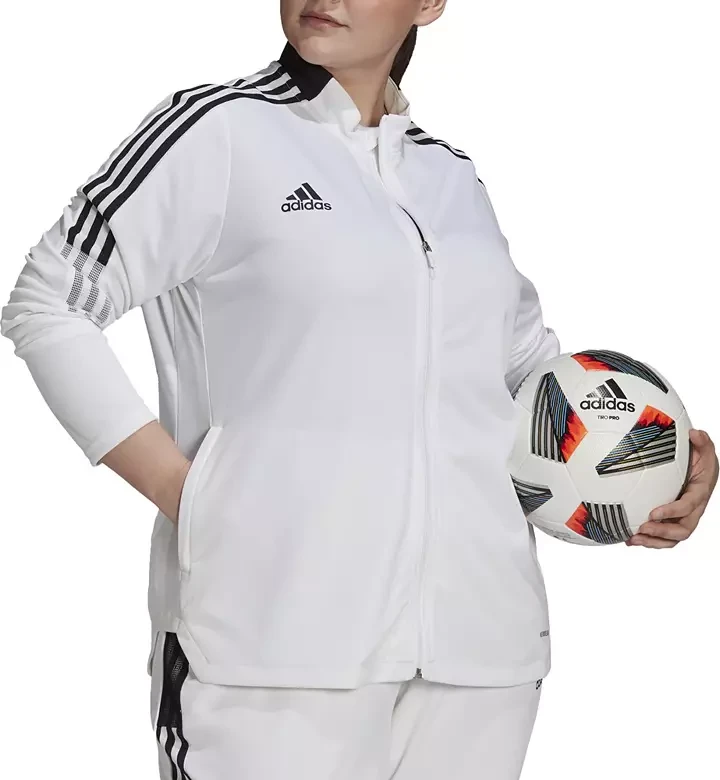 adidas Women's Plus Size Tiro 21 Track Jacket