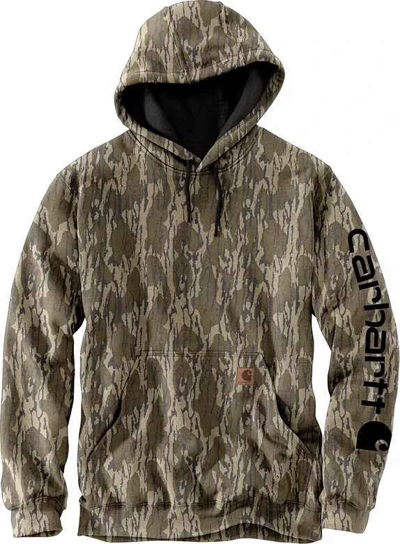 Carhartt Men's Loose Fit Camo Sleeve Graphic Sweatshirt