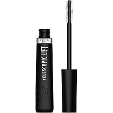 L'Oréal Paris Telescopic Lift Washable Mascara, Lengthening and Volumizing Eye Makeup, Lash Lift with Up to 36HR Wear, Black, Pack of 1, 3.1085 fluid_ounces