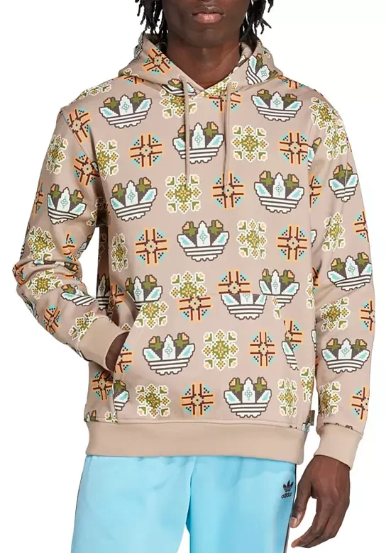 adidas Men's Tile Print Hoodie