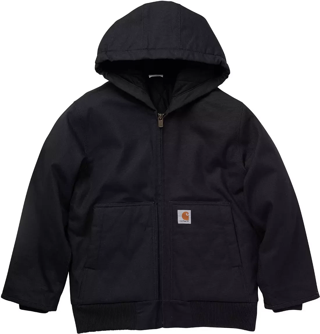 Carhartt Boys' Canvas Insulated Hooded Active Jacket