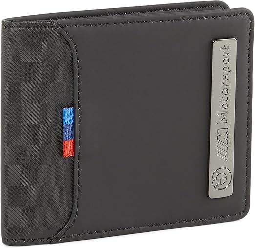 PUMA BMW M Motorsport Wallet, Black, One Size, Black, One Size, Classic