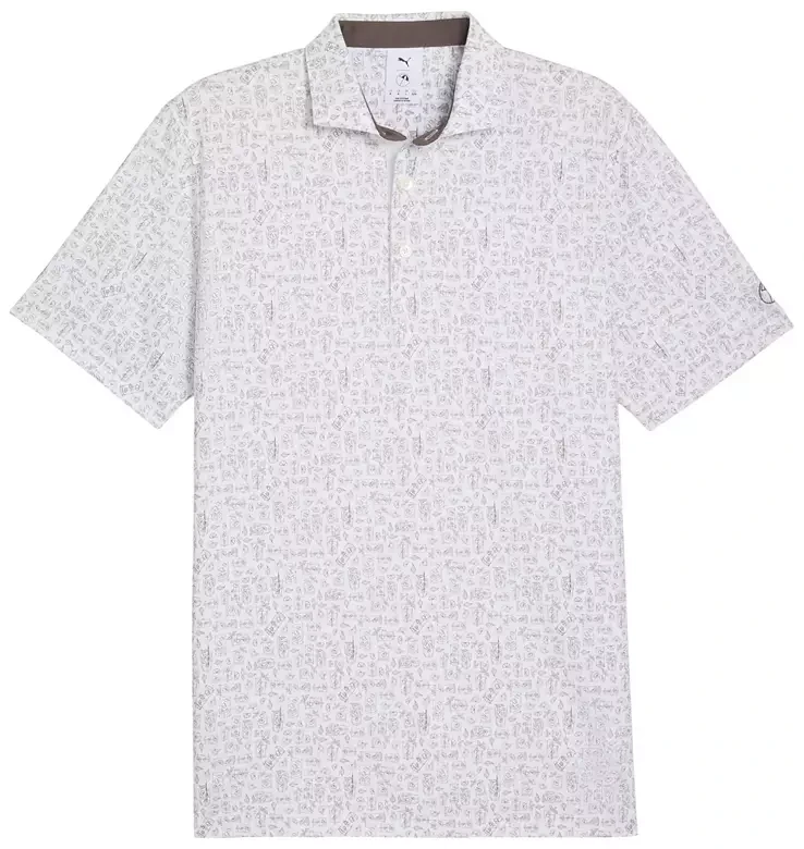 PUMA X Arnold Palmer Men's Sketch Golf Polo