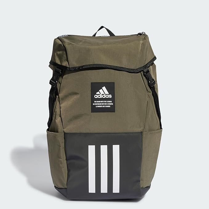 Adidas SF501 Backpack 4ATHLTS Camper Backpack Olive Stator Black/White (IL5748) Free Size, Olive Strainer/Black/White (IL5748), One Size